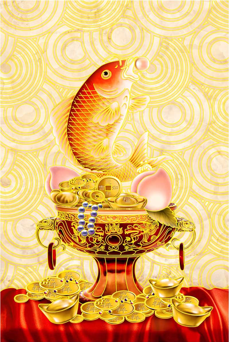 抛晶砖发财鱼